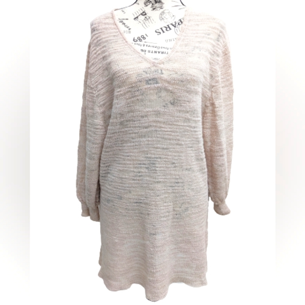 Sita Murt women's linen blend pullover dress tunic size 38